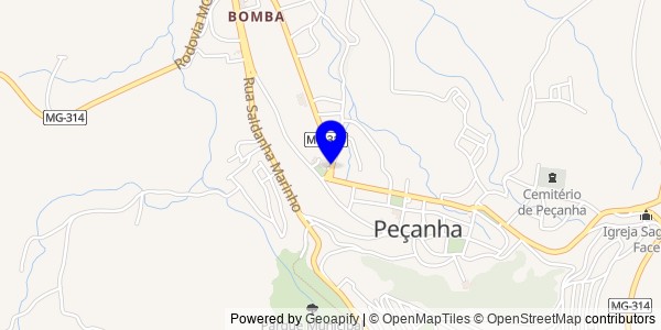Mapa de Peçanha - Nutricionistas