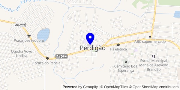Mapa de Perdigão - Fisioterapeutas