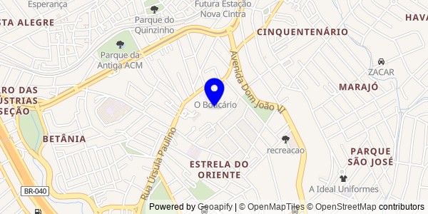 Mapa de Pimenta - Nutricionistas