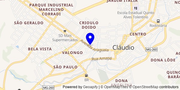 Mapa de Piracema - Nutricionistas