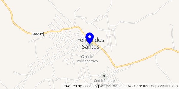 Mapa de Coração de Jesus - Fisioterapeutas