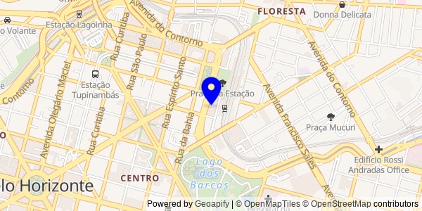 Mapa de Andradas - Fisioterapeutas