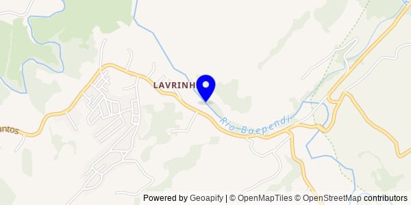 Mapa de Baependi - Nutricionistas