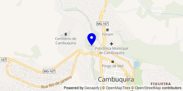 Mapa de Cambuquira - Nutricionistas