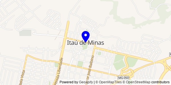 Mapa de Itaú de Minas - Nutricionistas