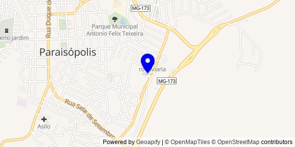 Mapa de Paraisópolis - Nutricionistas
