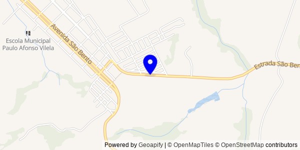 Mapa de São Bento Abade - Fisioterapeutas