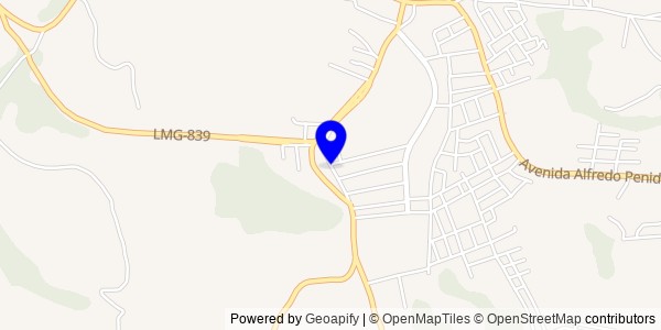 Mapa de Coronel Xavier Chaves - Nutricionistas