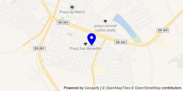 Mapa de Tiradentes - Nutricionistas