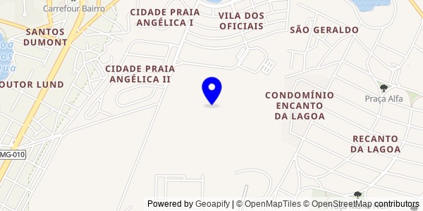 Mapa de Lagoa Santa - Nutricionistas