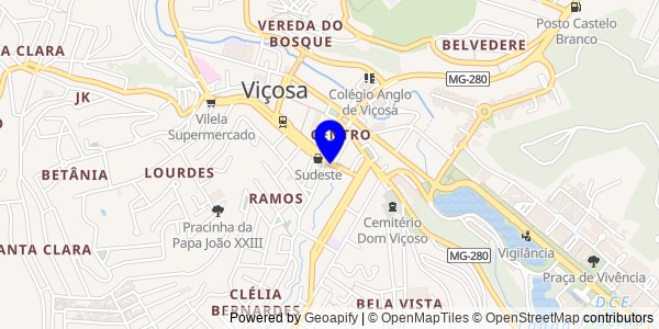 Mapa de Nova Era - Fisioterapeutas