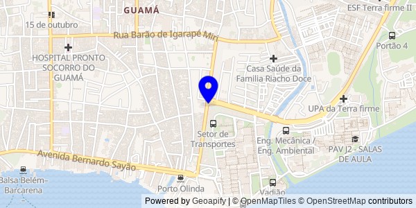 Mapa de Augusto Corrêa - Fisioterapeutas