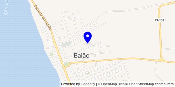 Mapa de Baião - Fisioterapeutas