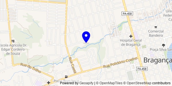 Mapa de Bragança - Fisioterapeutas