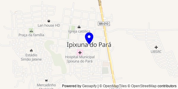 Mapa de Ipixuna do Pará - Fisioterapeutas