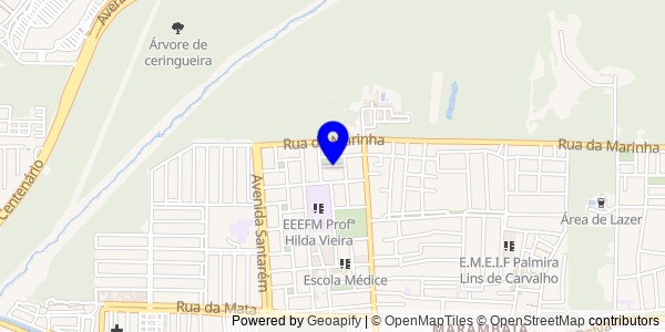 Mapa de Irituia - Fisioterapeutas