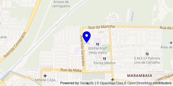 Mapa de Mocajuba - Fisioterapeutas