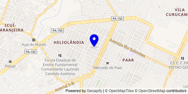 Mapa de Moju - Nutricionistas