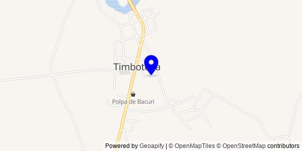 Mapa de Nova Timboteua - Nutricionistas