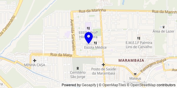 Mapa de Ourém - Nutricionistas