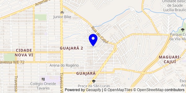 Mapa de Santarém Novo - Nutricionistas