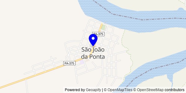 Mapa de São João da Ponta - Fisioterapeutas