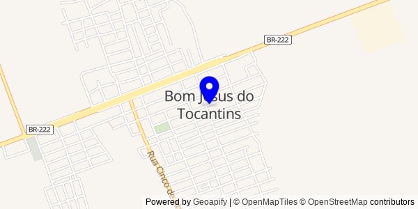 Mapa de Bom Jesus do Tocantins - Fisioterapeutas