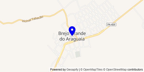 Mapa de Brejo Grande do Araguaia - Nutricionistas
