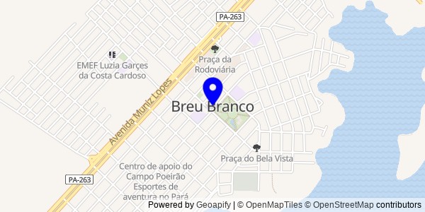 Mapa de Breu Branco - Fisioterapeutas