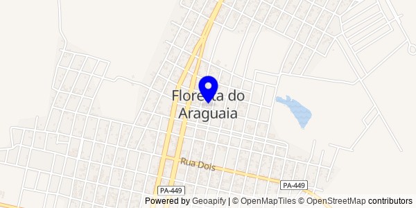 Mapa de Floresta do Araguaia - Fisioterapeutas