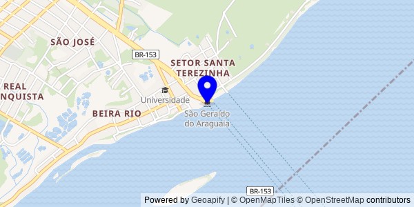 Mapa de São Geraldo do Araguaia - Nutricionistas