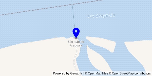 Mapa de São João do Araguaia - Nutricionistas