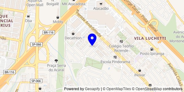 Mapa de Tucumã - Nutricionistas