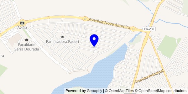 Mapa de Xinguara - Fisioterapeutas