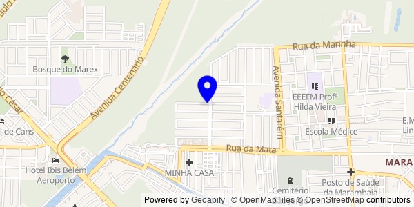 Mapa de Afuá - Nutricionistas