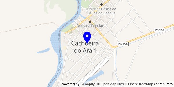 Mapa de Cachoeira do Arari - Nutricionistas