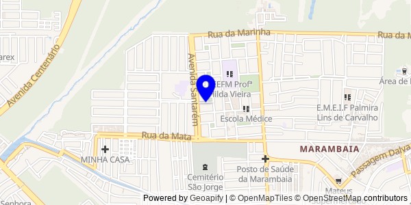 Mapa de Melgaço - Nutricionistas