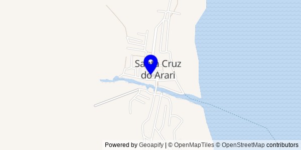 Mapa de Santa Cruz do Arari - Nutricionistas
