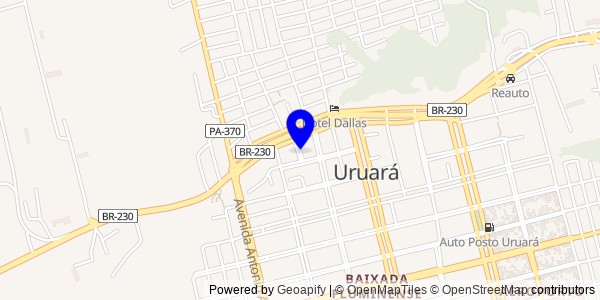 Mapa de Uruará - Nutricionistas