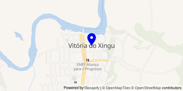 Mapa de Vitória do Xingu - Fisioterapeutas