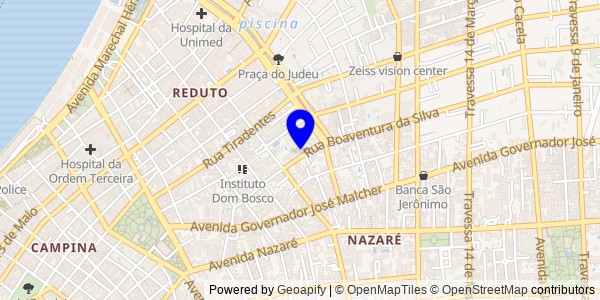 Mapa de Belém - Fisioterapeutas