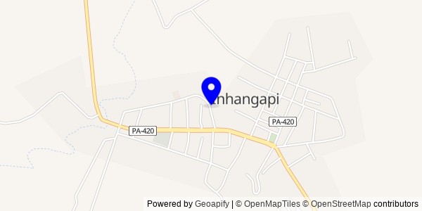 Mapa de Inhangapi - Fisioterapeutas