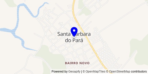 Mapa de Santa Bárbara do Pará - Nutricionistas