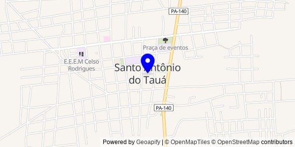 Mapa de Santo Antônio do Tauá - Fisioterapeutas