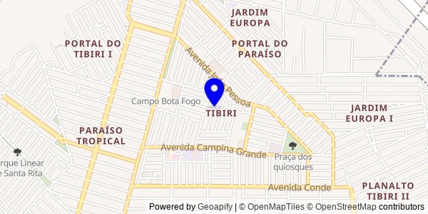 Mapa de Bom Jesus - Nutricionistas