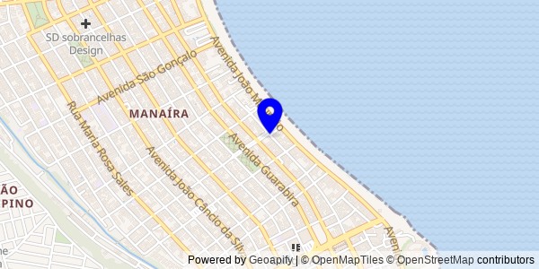 Mapa de Cajazeiras - Nutricionistas