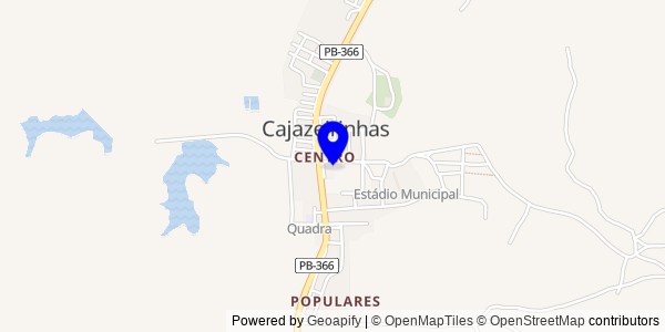 Mapa de Cajazeirinhas - Nutricionistas