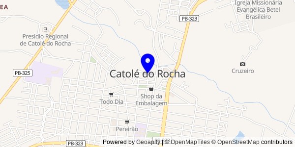 Mapa de Catolé do Rocha - Fisioterapeutas