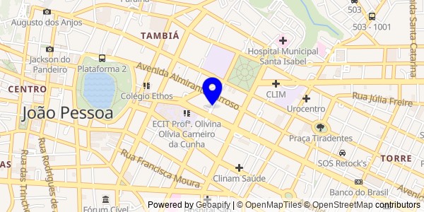 Mapa de Coremas - Fisioterapeutas