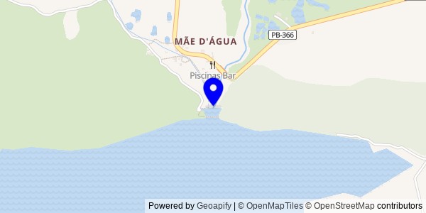 Mapa de Mãe d'Água - Fisioterapeutas